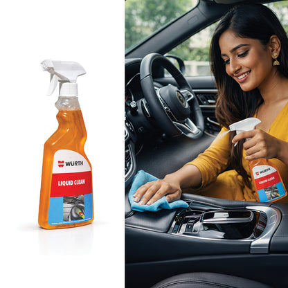 Würth Liquid Clean Multi-Purpose Cleaner – 500 ml | Interior & Exterior Surface Cleaner