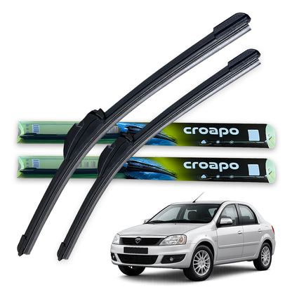 Renault Logan Soft Frameless Wiper Blades – 21” Driver & 19” Passenger | Set of 2