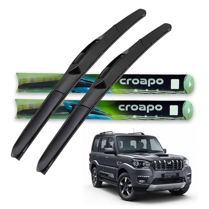 Mahindra Scorpio Hybrid Wiper Blades – 21” Driver & 19” Passenger | Set of 2