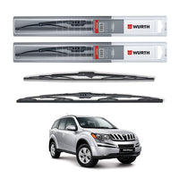Wurth Metal Wiper Blades for Mahindra XUV500 (2011–2015) – 26” Driver + 18” Passenger (Set of 2) | All-Weather Premium Quality