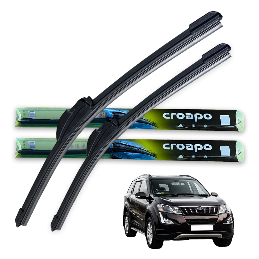 Mahindra XUV500 (2016–2020) Soft Frameless Wiper Blades – 26” Driver & 18” Passenger | Set of 2