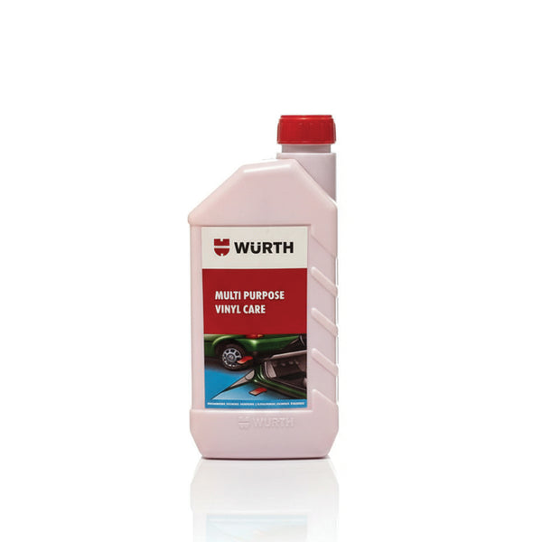 Würth Multi Purpose Vinyl Care – 1 L | Plastic & Rubber Conditioner for Interior & Exterior