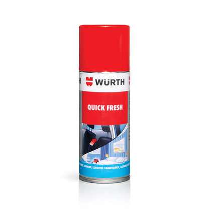 Würth Quick Fresh Odour Eliminator Spray – 150 ml | Interior Disinfectant & Air Freshener