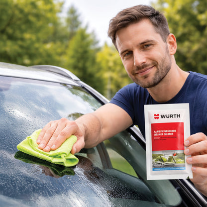 Würth Rapid Windscreen Cleaner Concentrate – 50 ml Sachet | Windshield Washer Additive