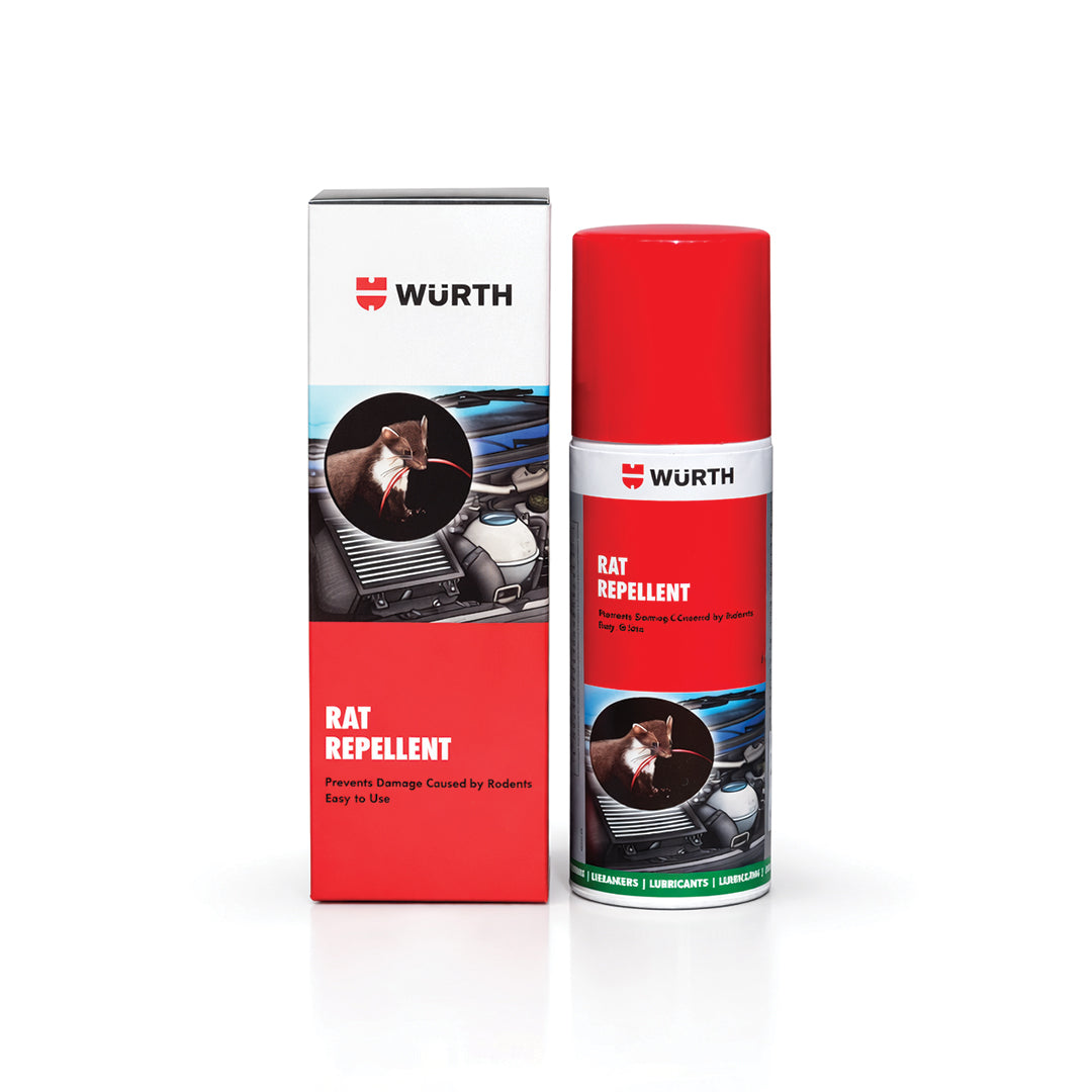 Würth Rat Repellent Spray – 160 ml | Protects Vehicle Wiring & Engine Bay from Rodents