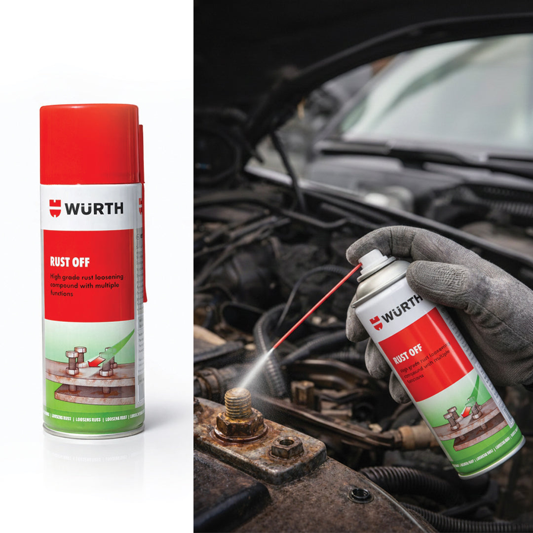 Würth Rust Off Spray –  480 ml | High-Grade Rust Loosener & Penetrating Lubricant