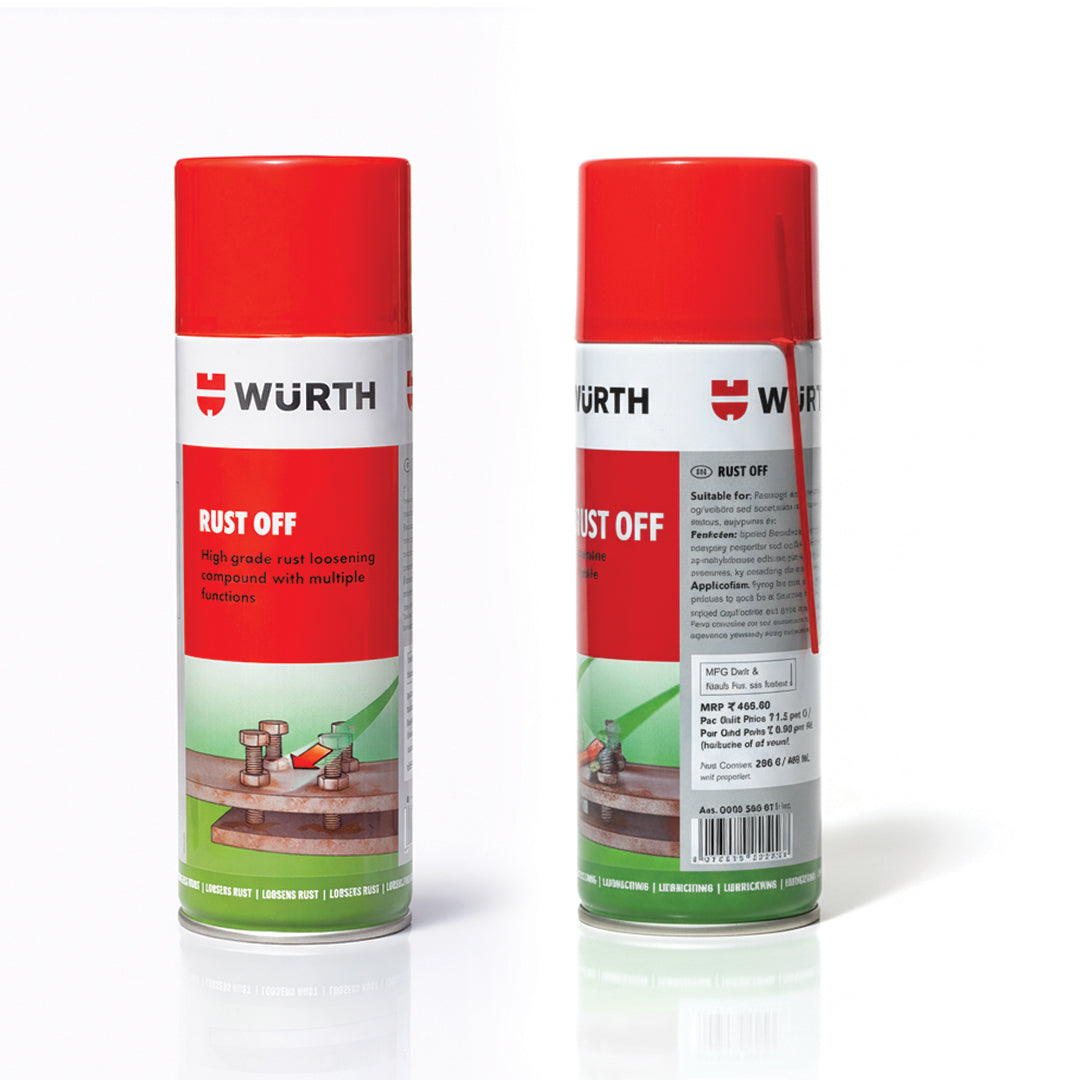 Würth Rust Off Spray –  480 ml | High-Grade Rust Loosener & Penetrating Lubricant