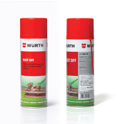Würth Rust Off Spray –  480 ml | High-Grade Rust Loosener & Penetrating Lubricant