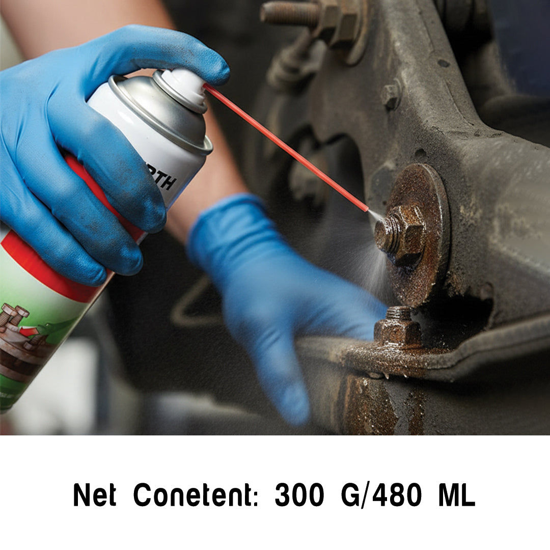 Würth Rust Off Spray –  480 ml | High-Grade Rust Loosener & Penetrating Lubricant