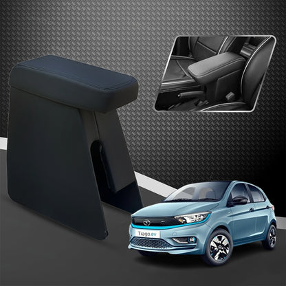 Car Center Armrest with Storage for Tata Tiago EV – Black