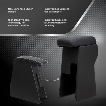 Car Center Armrest with Storage for Tata Altroz – Black