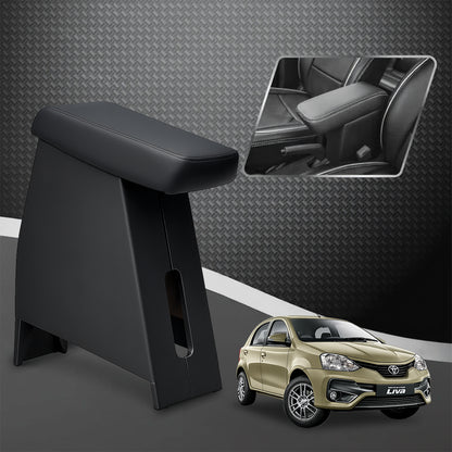 Car Center Armrest with Storage for Toyota Etios Liva – Black