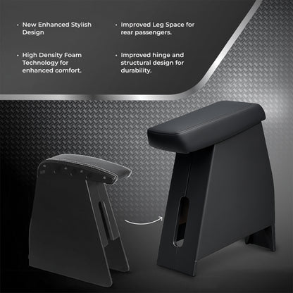 Car Center Armrest with Storage for Toyota Etios Liva – Black