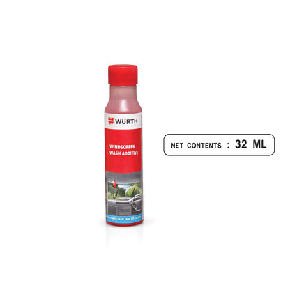 Würth Windscreen Wash Additive – 32 ml | Concentrated Windshield Cleaner for Clear Visibility