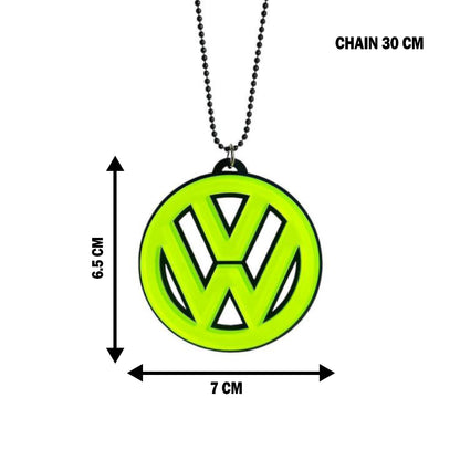 Volkswagen Logo Car Mirror Hanging Pendant – Acrylic Hanging Accessory | Stylish Interior Decor