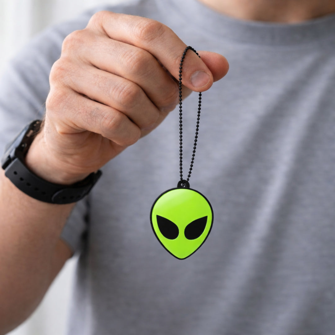 Alien Car Mirror Hanging Pendant – Acrylic Hanging Accessory | Stylish Interior Decor