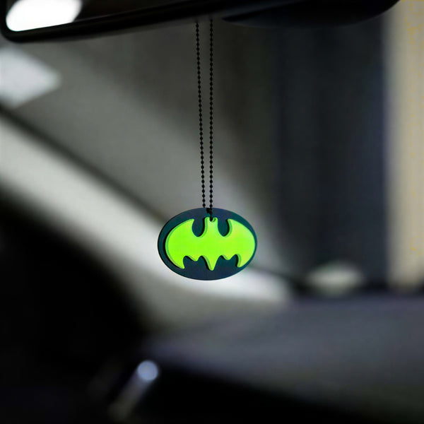 Batman Car Mirror Hanging Pendant – Acrylic Hanging Accessory | Superhero Interior Decor