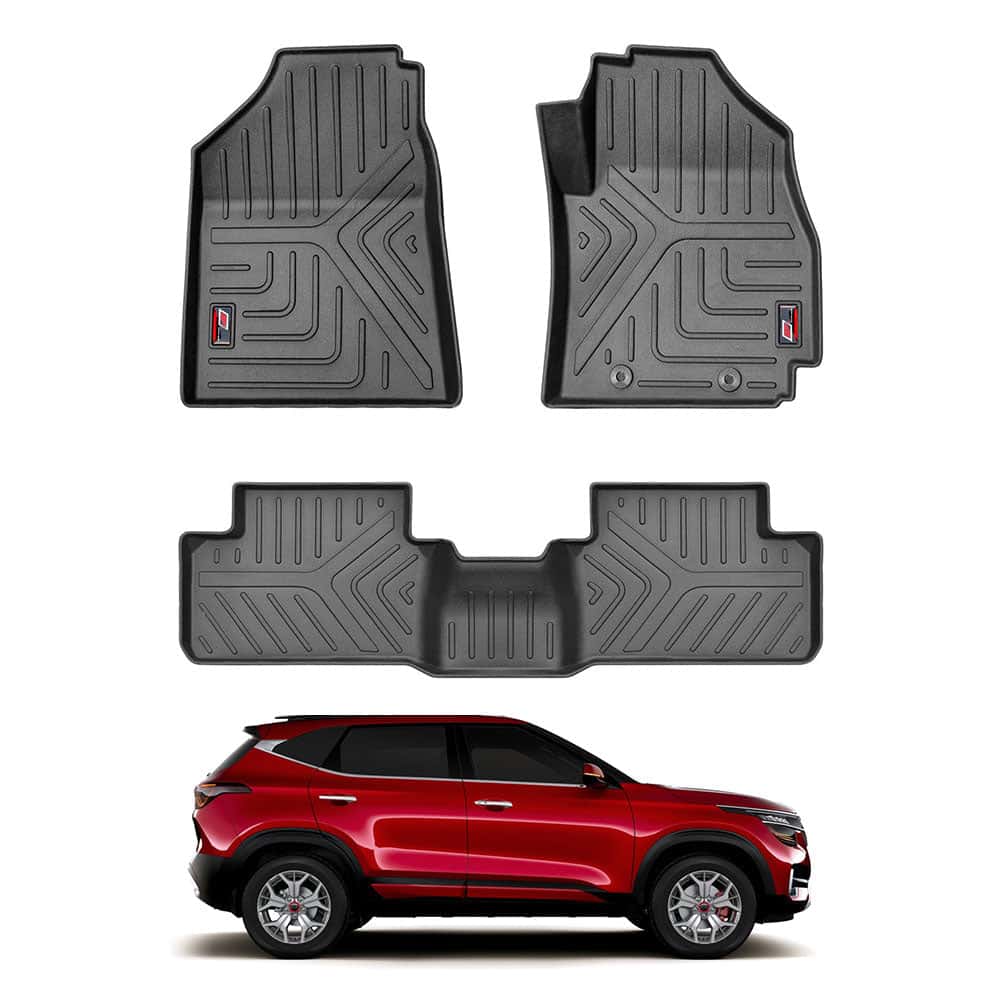 GFX Life Long Car Floor Mats for KIA Seltos (2019–2022)