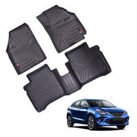 GFX Life Long Car Floor Mats for Toyota Glanza (2019 Onwards)