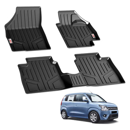 GFX Life Long Car Floor Mats for Maruti Suzuki Wagon-R (2019 Onwards)