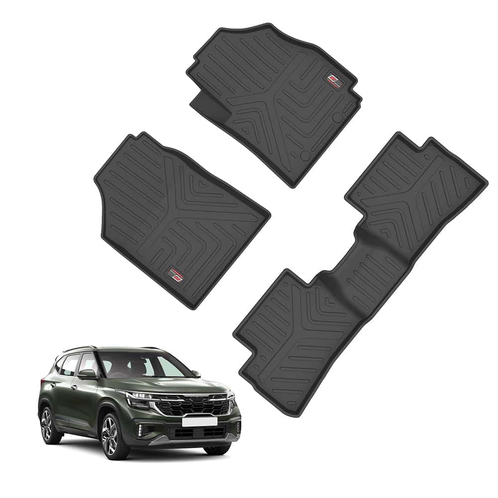GFX Life Long Car Floor Mats for Kia Seltos – Manual (2023 Onwards)