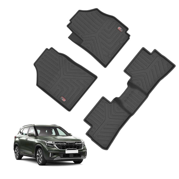 GFX Life Long Car Floor Mats for Kia Seltos – Manual (2023 Onwards)
