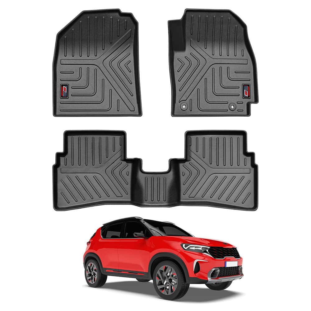 GFX Life Long Car Floor Mats for Kia Sonet (2020 Onwards)