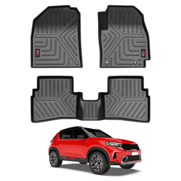 GFX Life Long Car Floor Mats for Kia Sonet (2020 Onwards)