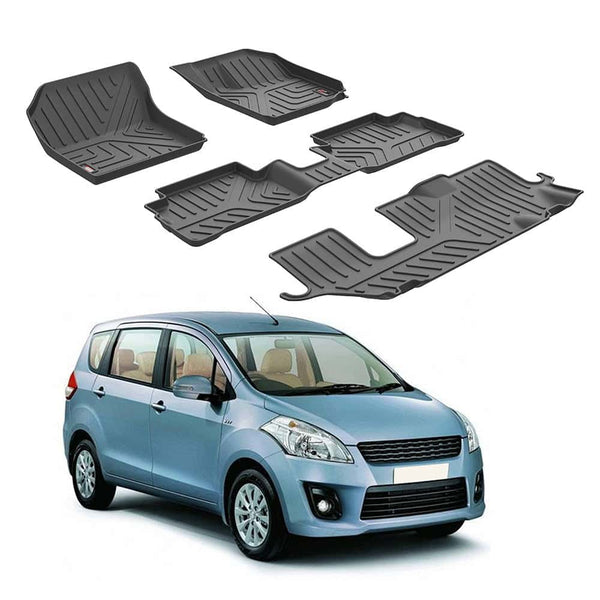 GFX Life Long Car Floor Mats for Maruti Suzuki Ertiga (2012–2017)