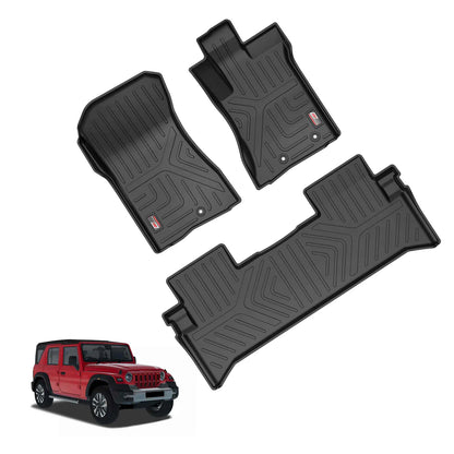 GFX Life Long Car Floor Mats for Thar Roxx – Automatic (2024 Onwards)