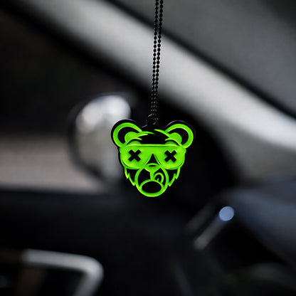 Mr. Excess Car Mirror Hanging Pendant – Acrylic Hanging Accessory | Trendy Interior Decor