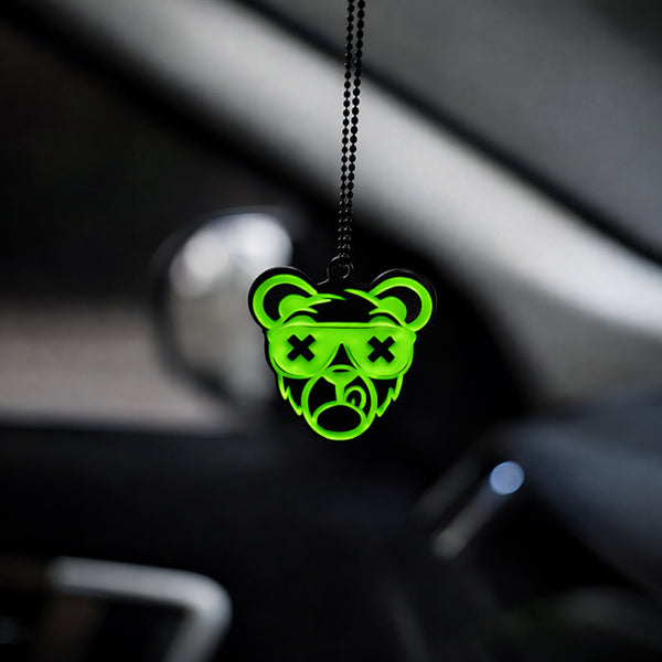 Mr. Excess Car Mirror Hanging Pendant – Acrylic Hanging Accessory | Trendy Interior Decor