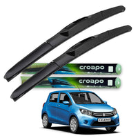 Croapo Front Hybrid Wiper Blades for Maruti Suzuki Celerio (All Models) – 21” Driver & 14” Passenger (Set of 2)
