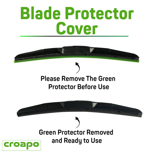 Croapo Front Hybrid Wiper Blades for Maruti Suzuki Alto (Old Models) – 18” Driver & 16” Passenger (Set of 2)