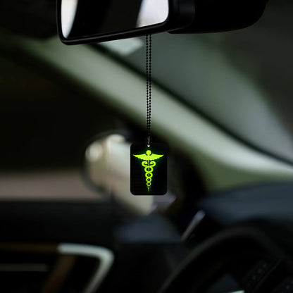 Doctor Car Mirror Hanging Pendant – Acrylic Hanging Accessory | Medical Symbol Interior Decor