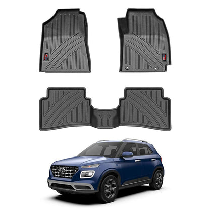GFX Life Long Car Floor Mats for Hyundai Venue (2019 Onwards)