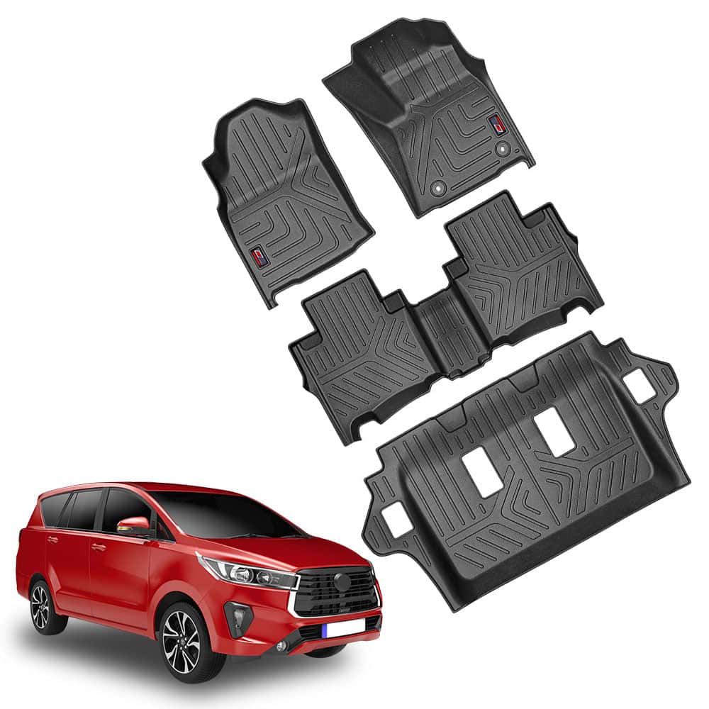 GFX Life Long Car Floor Mats for Toyota Innova (2011–2016)