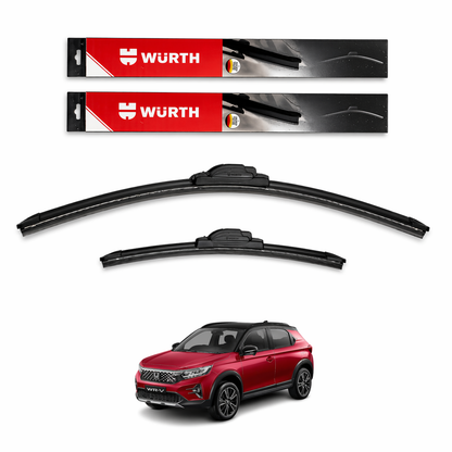 WÜRTH Soft Wiper Blade for Honda WR-V | 24" + 14" Set | Flat Frameless | Streak-Free