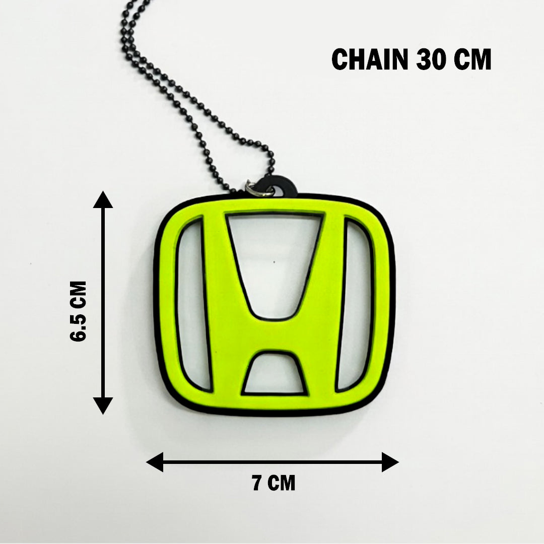 Honda Logo Car Mirror Hanging Pendant – Acrylic Hanging Accessory | Stylish Interior Decor