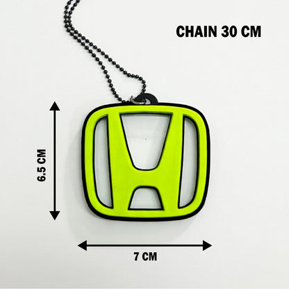 Honda Logo Car Mirror Hanging Pendant – Acrylic Hanging Accessory | Stylish Interior Decor
