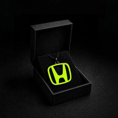 Honda Logo Car Mirror Hanging Pendant – Acrylic Hanging Accessory | Stylish Interior Decor