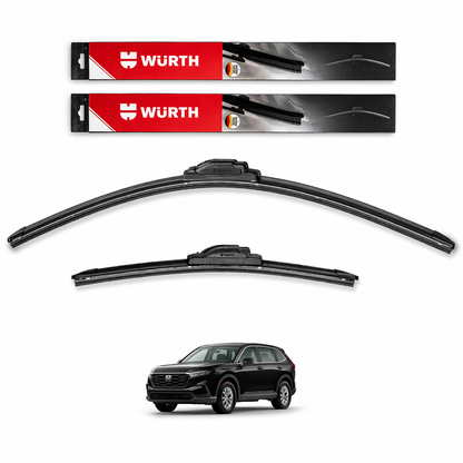 WÜRTH Soft Wiper Blade for Honda CR-V | 26" + 16" Set | Flat Frameless | Streak-Free
