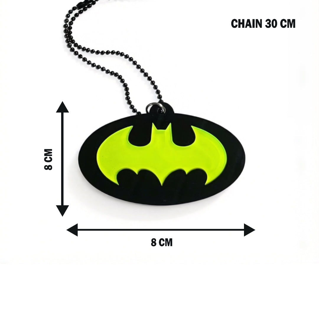 Batman Car Mirror Hanging Pendant – Acrylic Hanging Accessory | Superhero Interior Decor
