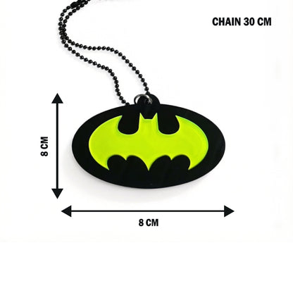 Batman Car Mirror Hanging Pendant – Acrylic Hanging Accessory | Superhero Interior Decor