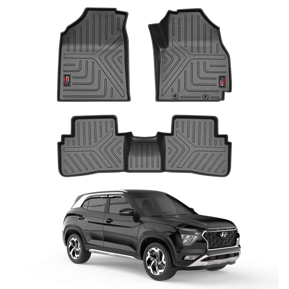 GFX Life Long Car Floor Mats for Hyundai Creta (2020 Onwards)