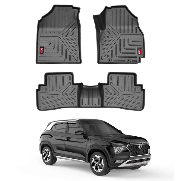 GFX Life Long Car Floor Mats for Hyundai Creta (2020 Onwards)