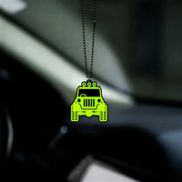 Jeep Mirror Hanging Pendant – Acrylic Hanging Accessory | Off-Road Interior Decor