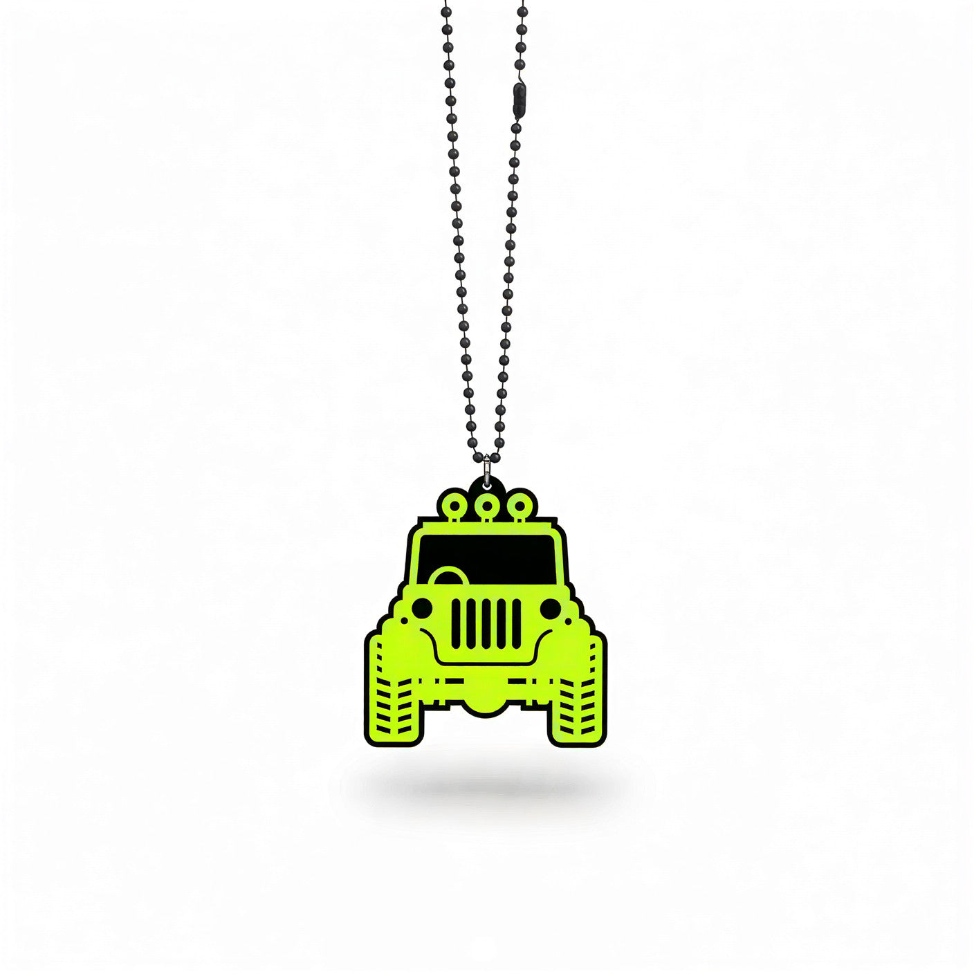 Jeep Mirror Hanging Pendant – Acrylic Hanging Accessory | Off-Road Interior Decor