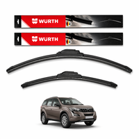 WÜRTH Soft Wiper Blade for Mahindra XUV500 (2016–2020) | 26" + 18" Set | Flat Frameless | Streak-Free