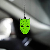 Black Panther Style Car Mirror Hanging Pendant – Acrylic Hanging Accessory | Stylish Interior Decor
